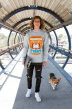 Pawsitive Vibes Corgi Premium Sweatshirt - Dogloverclothing.com