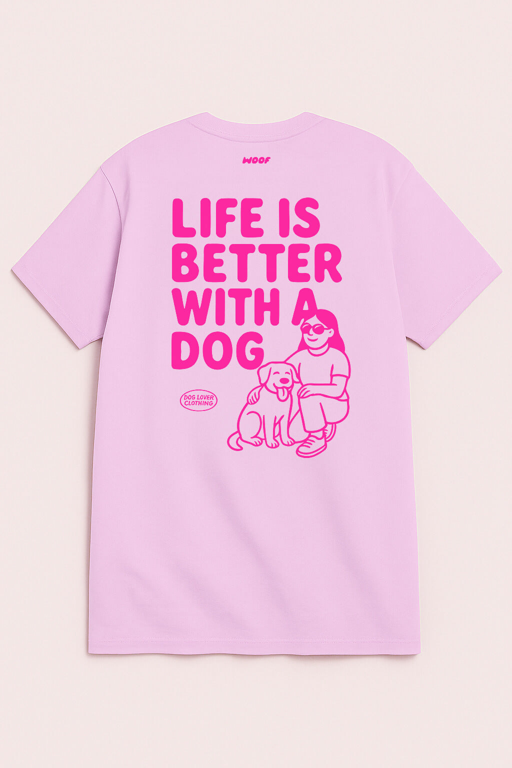 Soft Life is Better with a Dog T-Shirt