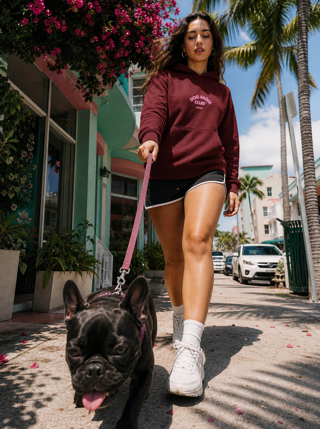 Cute Mon Amour French Bulldog Hoodie