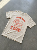 Dog Is Invited Unisex Heavyweight T-Shirt