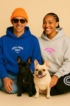 Cute Frenchie Chill Vibes Only Unisex Hoodie - WOOF