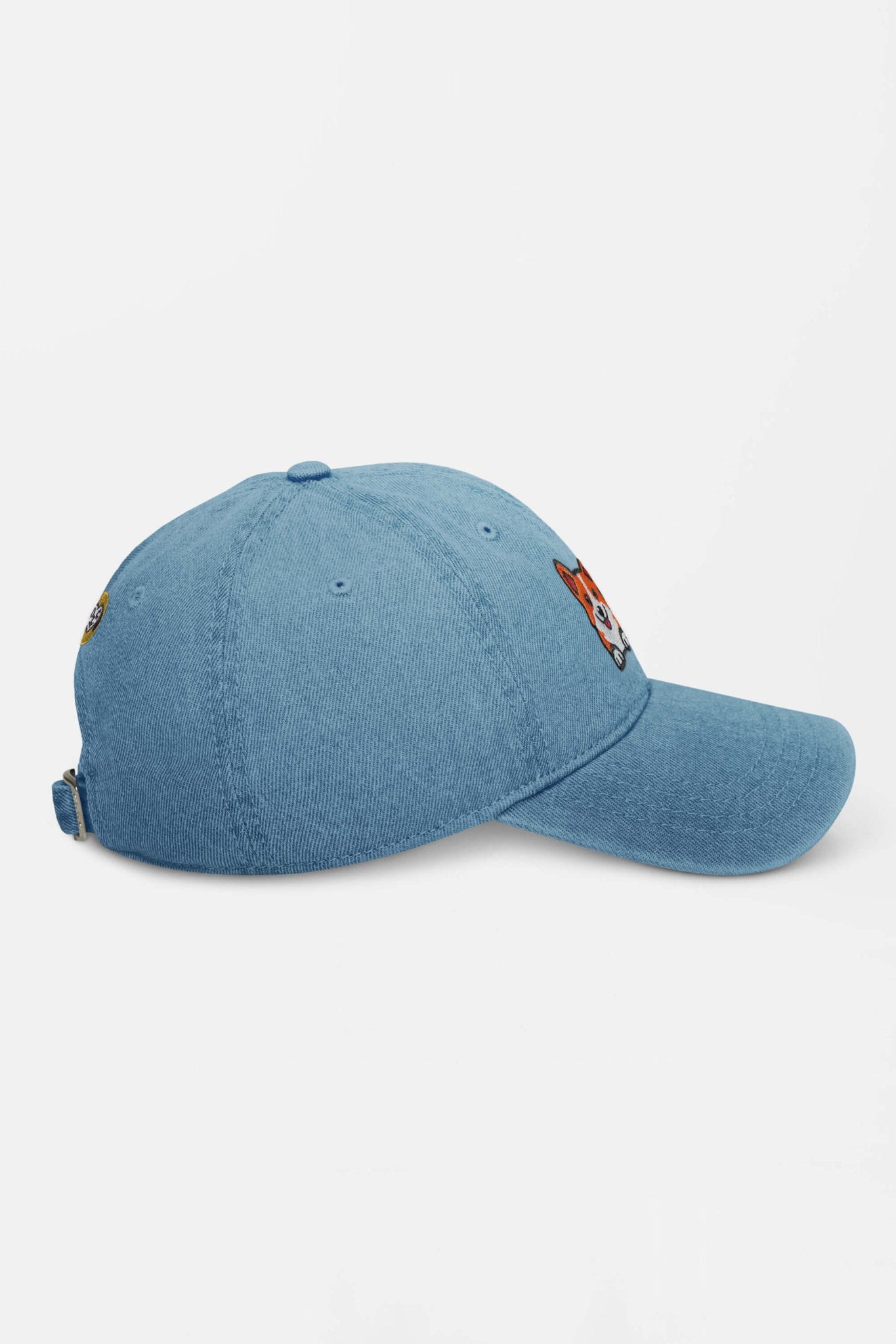 Premium Corgi Denim Cap.