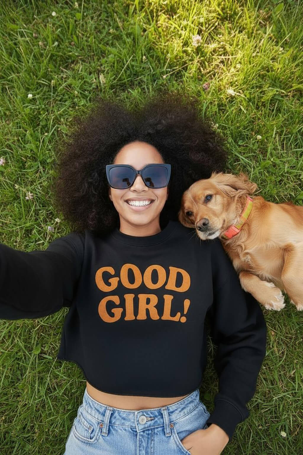 Good Girl Premium Crop Sweatshirt