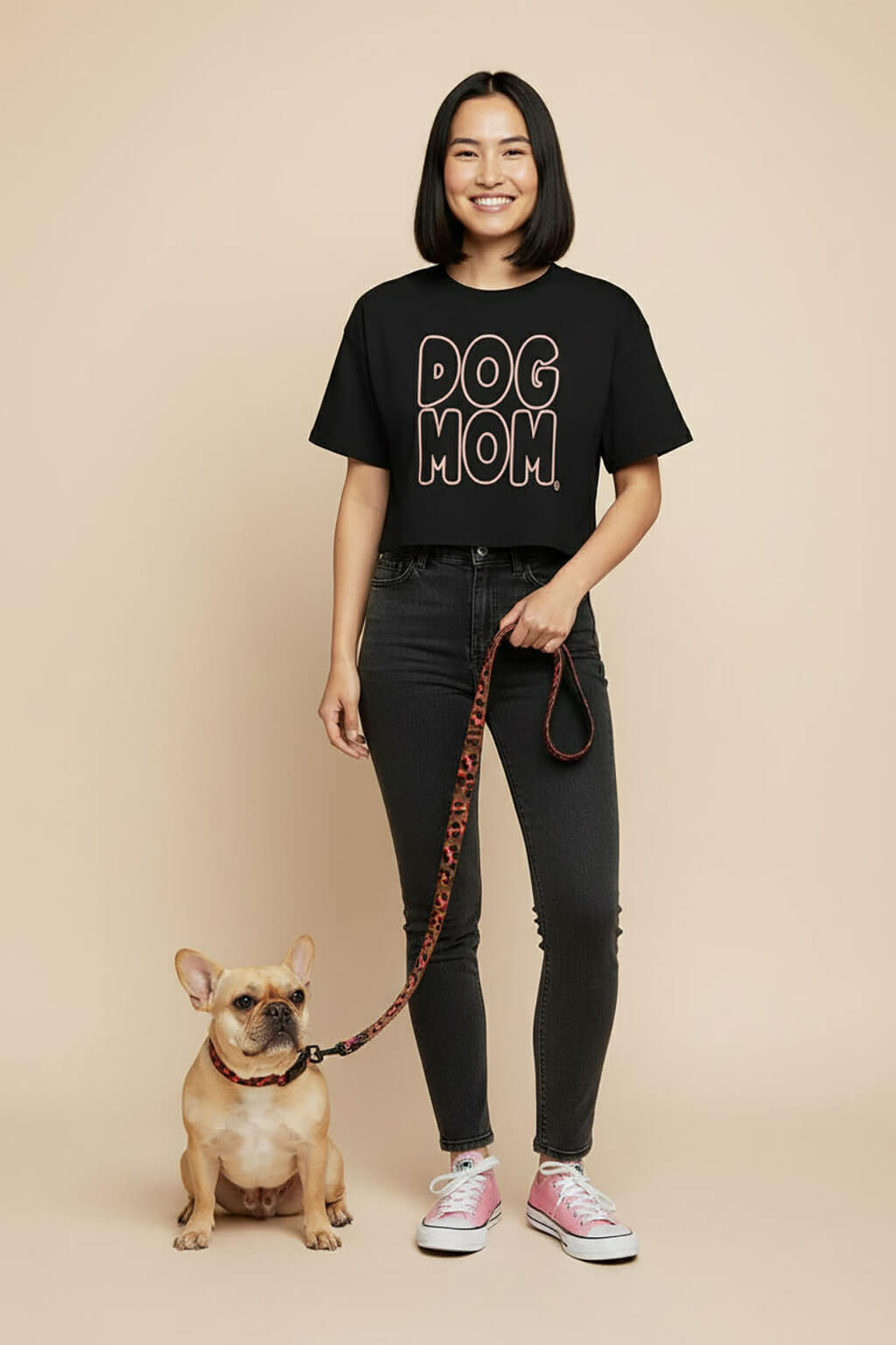 Elegant Leopard Dog Collar & Leash Set