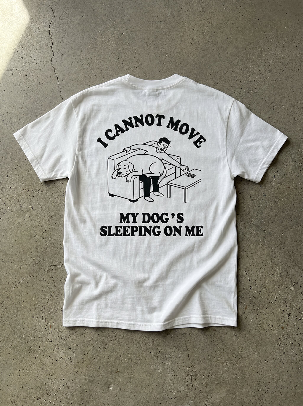 Sleeping Dog Unisex Heavyweight T-Shirt